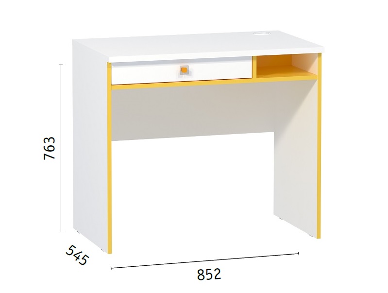 Кровать Альфа 11.20 со столом (Солнечный свет)
