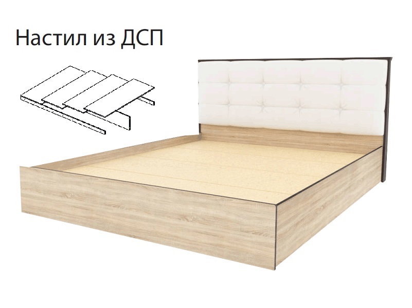 Кровать Лирика ЛК 2 (1600)